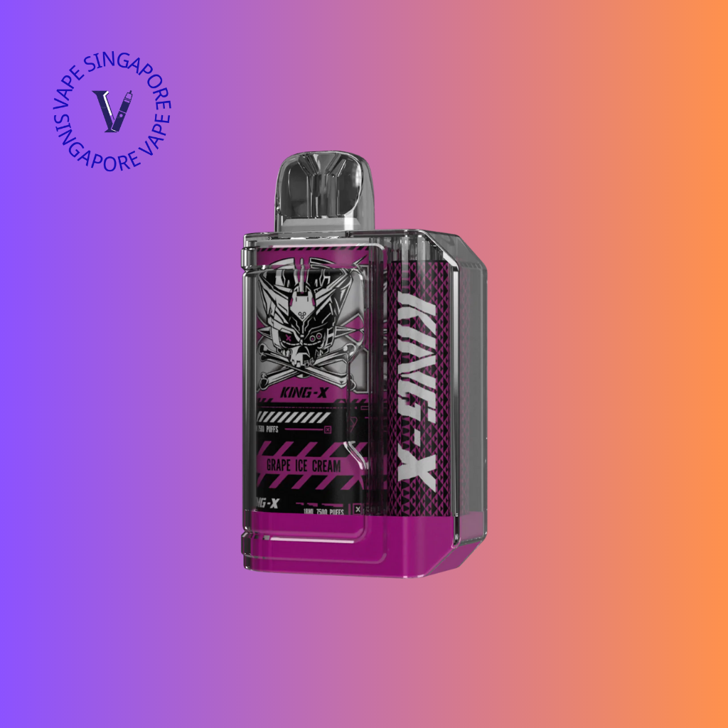 King X 7500 puff rechargeable disposable vape - Vape Singapore SG Vape