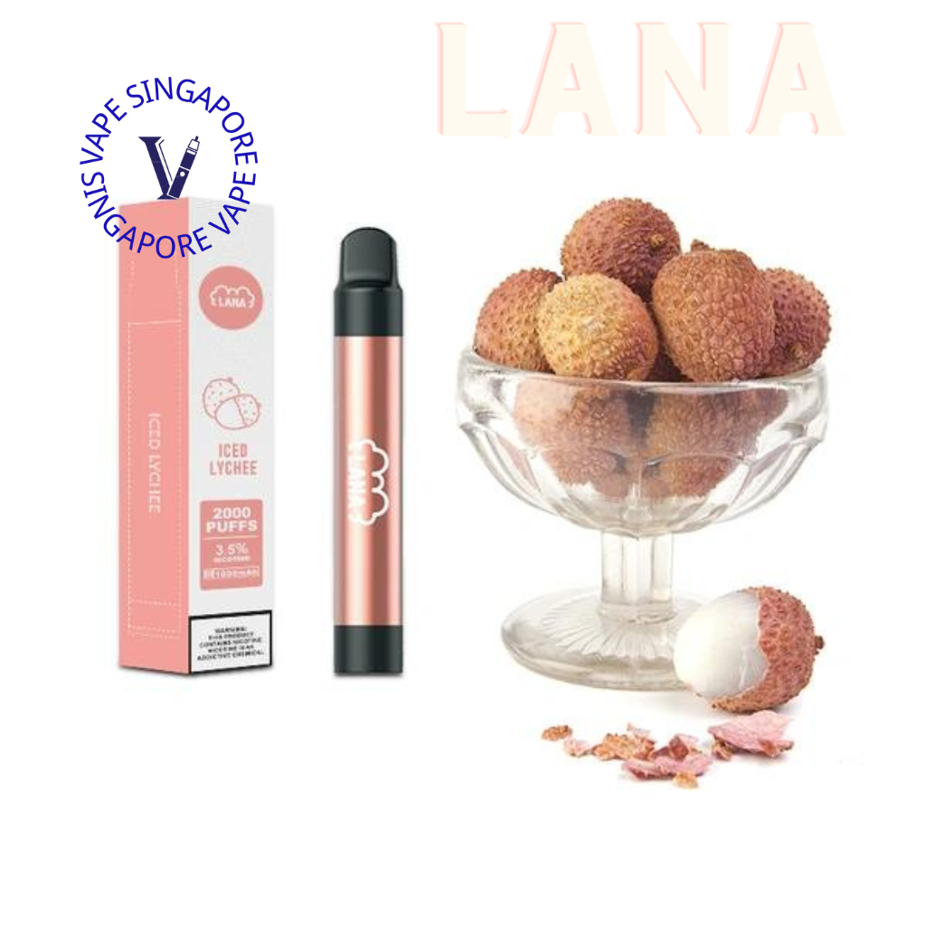 Lana Pen 2000 puff Non disposable vape - Vape Singapore SG Vape