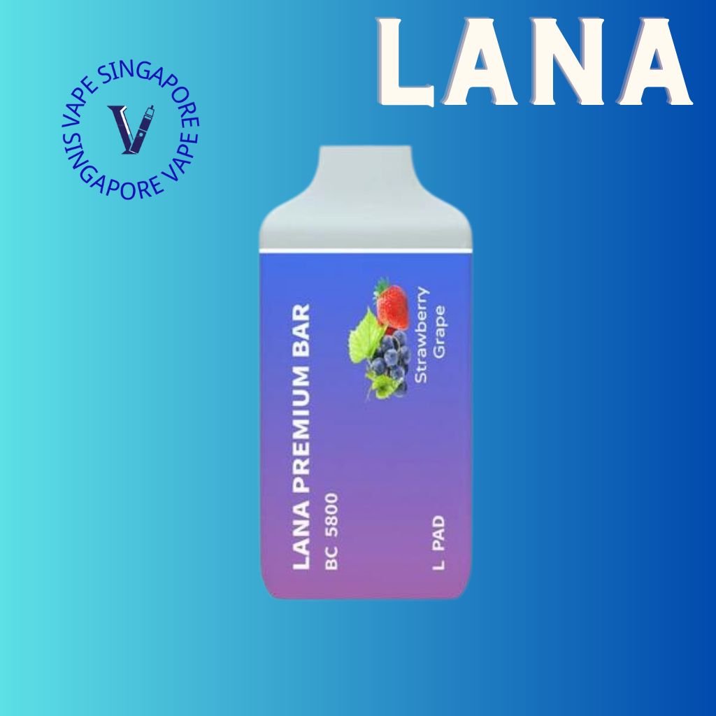 Lana Premium Bar 5800 puff disposable vape - Vape Singapore SG Vape